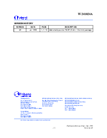 浏览型号W241024AI-15的Datasheet PDF文件第11页