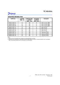 浏览型号W24L010AK-15的Datasheet PDF文件第7页