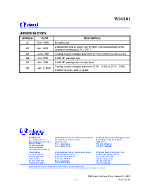 浏览型号W24L01Q-55LE的Datasheet PDF文件第11页