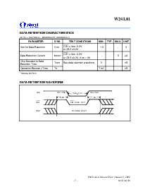 浏览型号W24L01Q-55LE的Datasheet PDF文件第7页