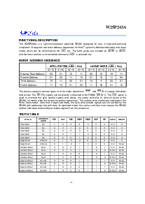浏览型号W25P243AD-5的Datasheet PDF文件第4页