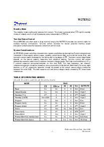 浏览型号W27E512P-70的Datasheet PDF文件第3页