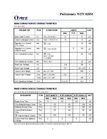 浏览型号W27C020M-12的Datasheet PDF文件第6页