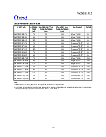 浏览型号W29EE512P-70的Datasheet PDF文件第18页