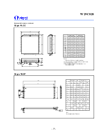 浏览型号W29C020P-90的Datasheet PDF文件第20页