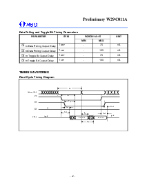 浏览型号W29C011AP-15的Datasheet PDF文件第12页