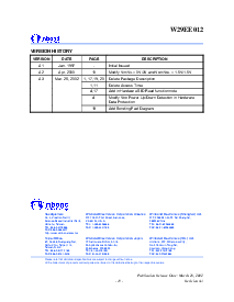 浏览型号W39L020P-70B的Datasheet PDF文件第19页