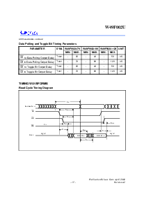 浏览型号W49F002UP12B的Datasheet PDF文件第15页