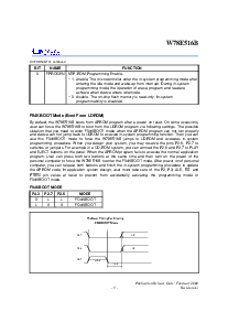 浏览型号W78E516的Datasheet PDF文件第9页