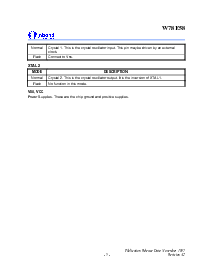 浏览型号W78E58的Datasheet PDF文件第5页