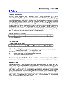 浏览型号W78E51B-40的Datasheet PDF文件第6页