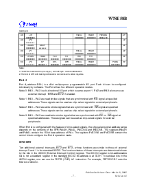 浏览型号W78E58BF的Datasheet PDF文件第7页