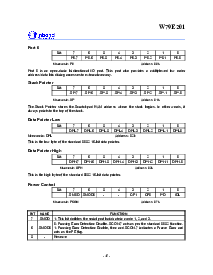 浏览型号W79E201的Datasheet PDF文件第10页
