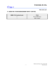 浏览型号W83194R-39A的Datasheet PDF文件第7页