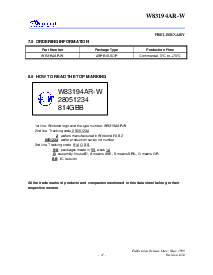 浏览型号W83194AR-W的Datasheet PDF文件第11页