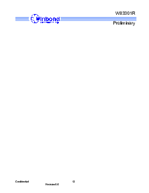 浏览型号W83301的Datasheet PDF文件第15页