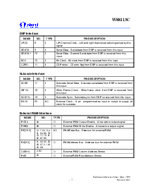 浏览型号W88113CF的Datasheet PDF文件第11页