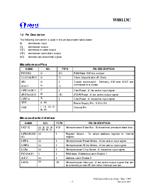 浏览型号W88113CF的Datasheet PDF文件第9页