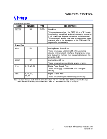 浏览型号W89C92的Datasheet PDF文件第7页