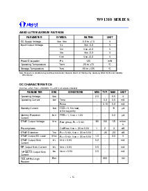 浏览型号W91314A的Datasheet PDF文件第6页