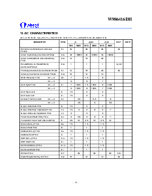浏览型号W986416DH的Datasheet PDF文件第16页