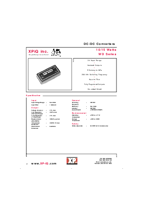 浏览型号WD101的Datasheet PDF文件第1页