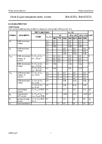 浏览型号74AHC573PWDH的Datasheet PDF文件第7页