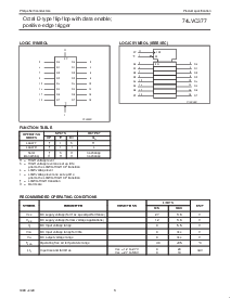 浏览型号74LVC377PWDH的Datasheet PDF文件第3页