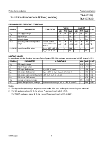 浏览型号74AHCT138PWDH的Datasheet PDF文件第5页