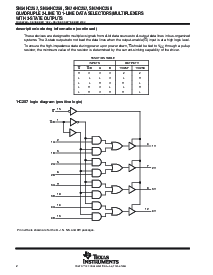 浏览型号SN74HC258PWE4的Datasheet PDF文件第2页