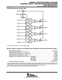 浏览型号SN74HC258PWE4的Datasheet PDF文件第3页