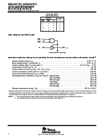 浏览型号SN74AHCT541DWE4的Datasheet PDF文件第2页