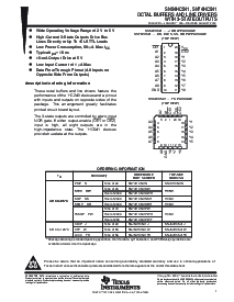 浏览型号SN74HC541DWE4的Datasheet PDF文件第1页