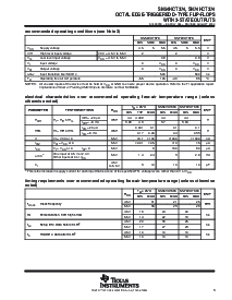 浏览型号SN74HCT374DWRE4的Datasheet PDF文件第3页