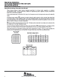 浏览型号SN74LV374APWTE4的Datasheet PDF文件第2页