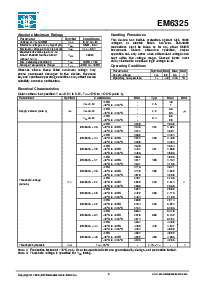 浏览型号EM6325DX-1.8的Datasheet PDF文件第3页