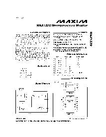 浏览型号MAX1232CPA的Datasheet PDF文件第1页