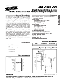 浏览型号MAX1775EEE的Datasheet PDF文件第1页