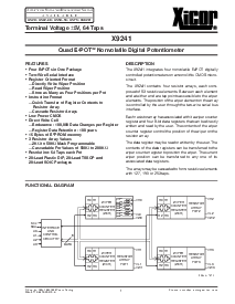 浏览型号X9241MS的Datasheet PDF文件第1页