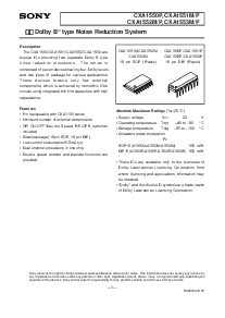 浏览型号CXA1553P的Datasheet PDF文件第1页