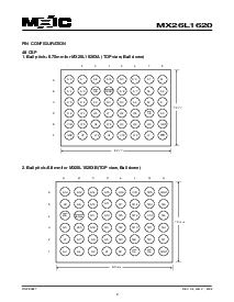 浏览型号MX26L1620XBC-90的Datasheet PDF文件第2页