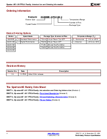浏览型号XC2S100E-6TQ144C的Datasheet PDF文件第4页