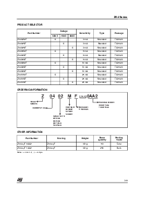 浏览型号Z0405MF的Datasheet PDF文件第3页