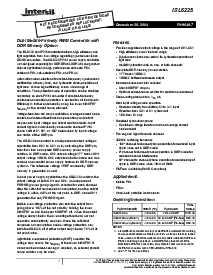 浏览型号ISL6225CAZA-T的Datasheet PDF文件第1页