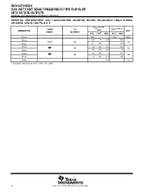 浏览型号SN74LVTH32374ZKER的Datasheet PDF文件第6页