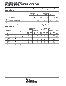 浏览型号SN74LVTH574ZQNR的Datasheet PDF文件第6页