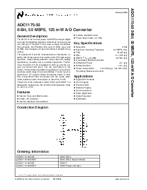 浏览型号ADC1175-50的Datasheet PDF文件第1页