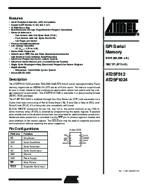 浏览型号AT25F512的Datasheet PDF文件第1页