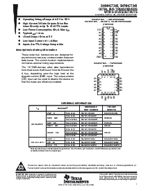 浏览型号SN74HCT245NSR的Datasheet PDF文件第1页