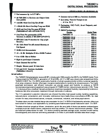 浏览型号TMS320P15FNL的Datasheet PDF文件第1页